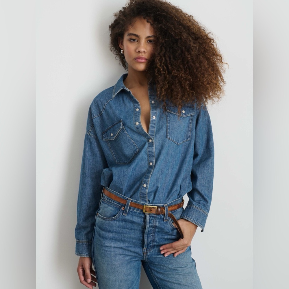 Alex Mill Santa Fe 100% Denim Shirt